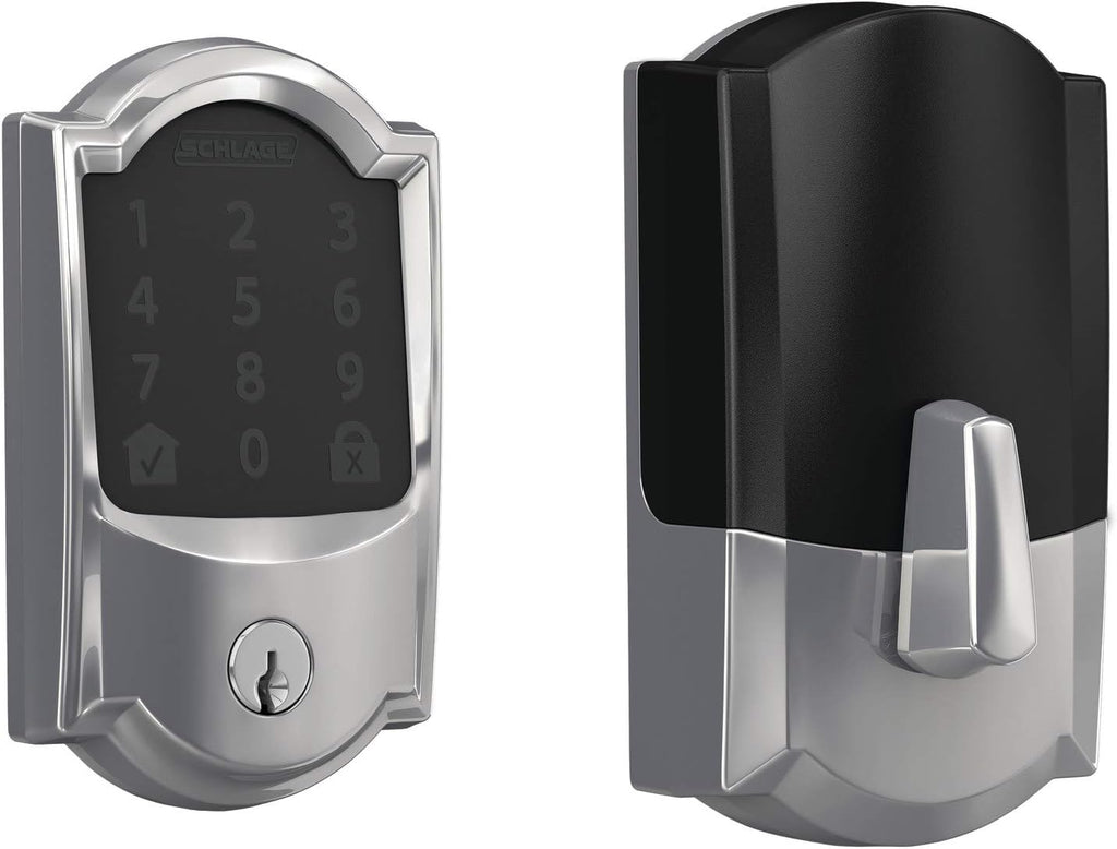 Bright Chrome Smart WiFi Deadbolt W241