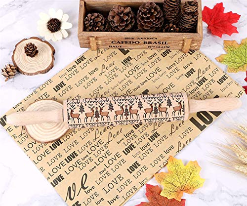 Christmas Wooden Rolling Pins L951543