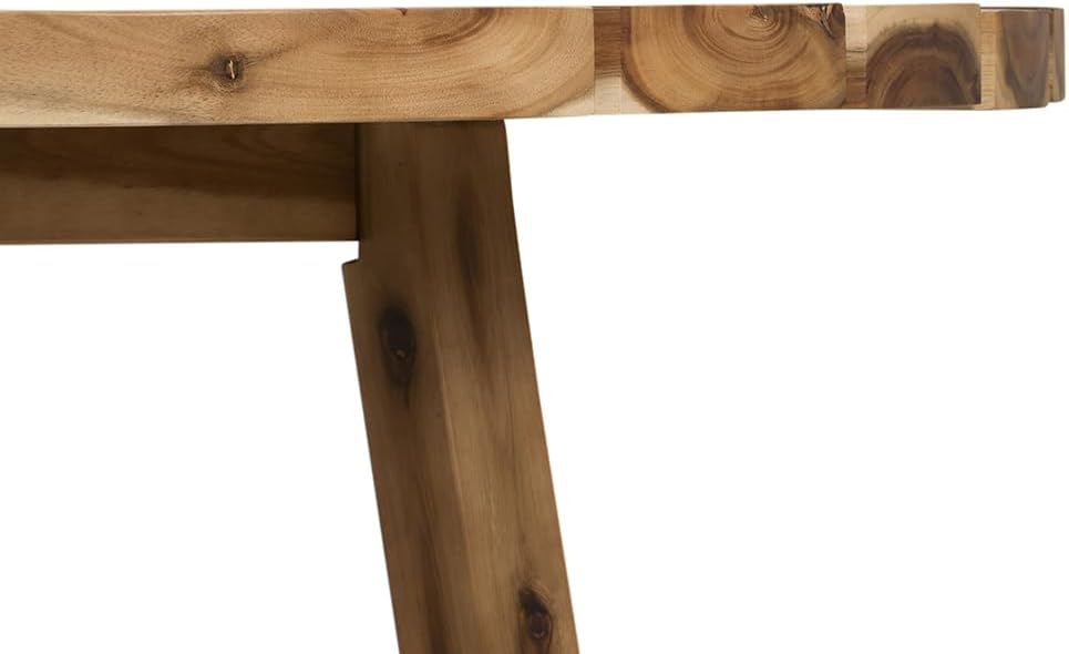 Durable Solid Acacia Wood Coffee Table A557