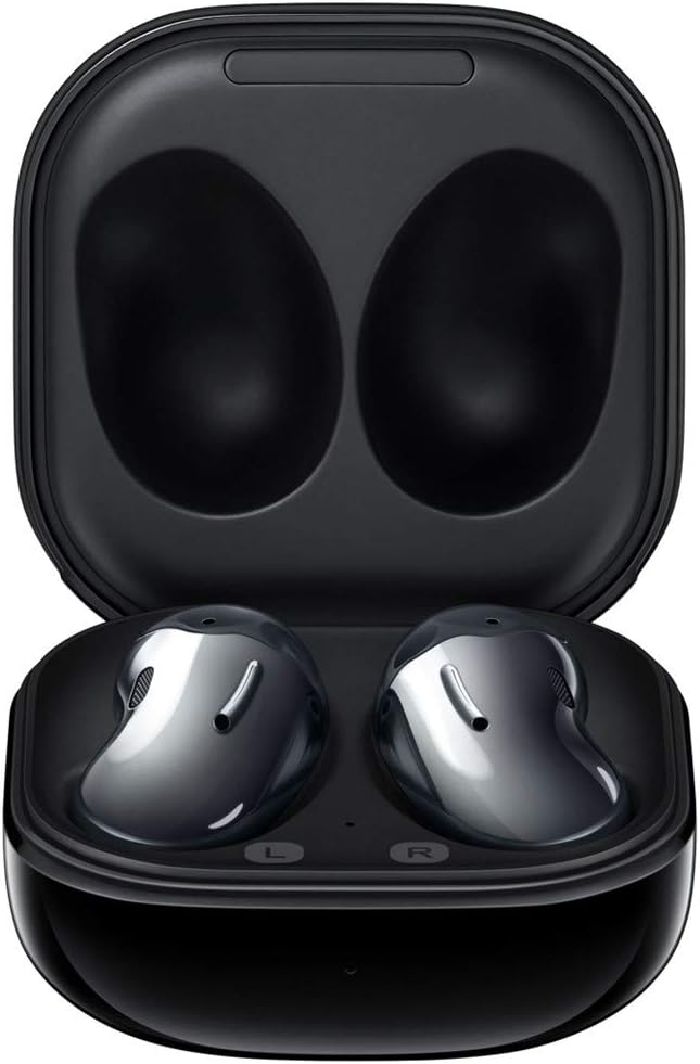 Galaxy Buds Live Active Noise Cancelling TWS Open Type Wireless Bluetooth 5.0 Earbuds, 12mm Drivers, Mystic Black P905425