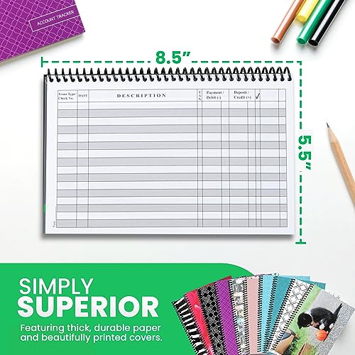 1 Pack Wide Edition Checkbook Register W80455