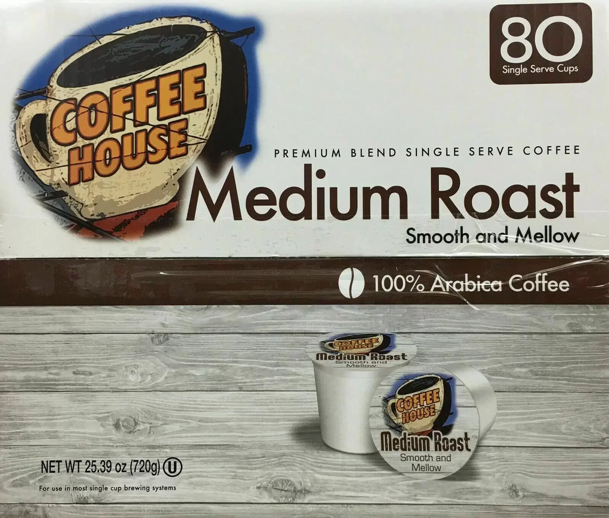 80 Count Medium Roast Coffee K-cups G999