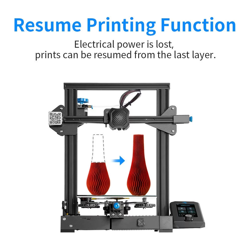 3D Printer Printing Size 220x220x250mm Aluminum Black E739