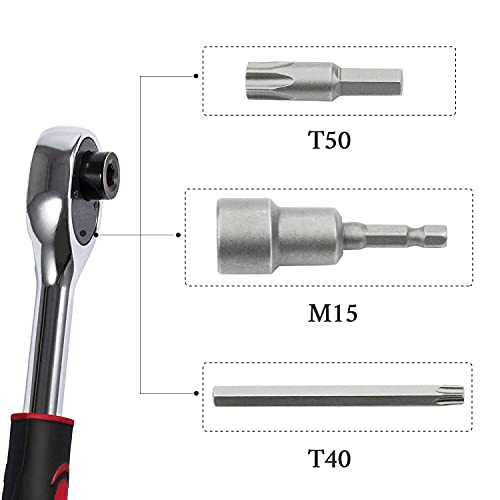 Red Torx Screw Removal Tool Kit for Jeep Wrangler X232