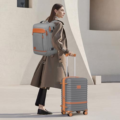Expandable Carry on Luggage Suitcase with Spinner Wheels B21138