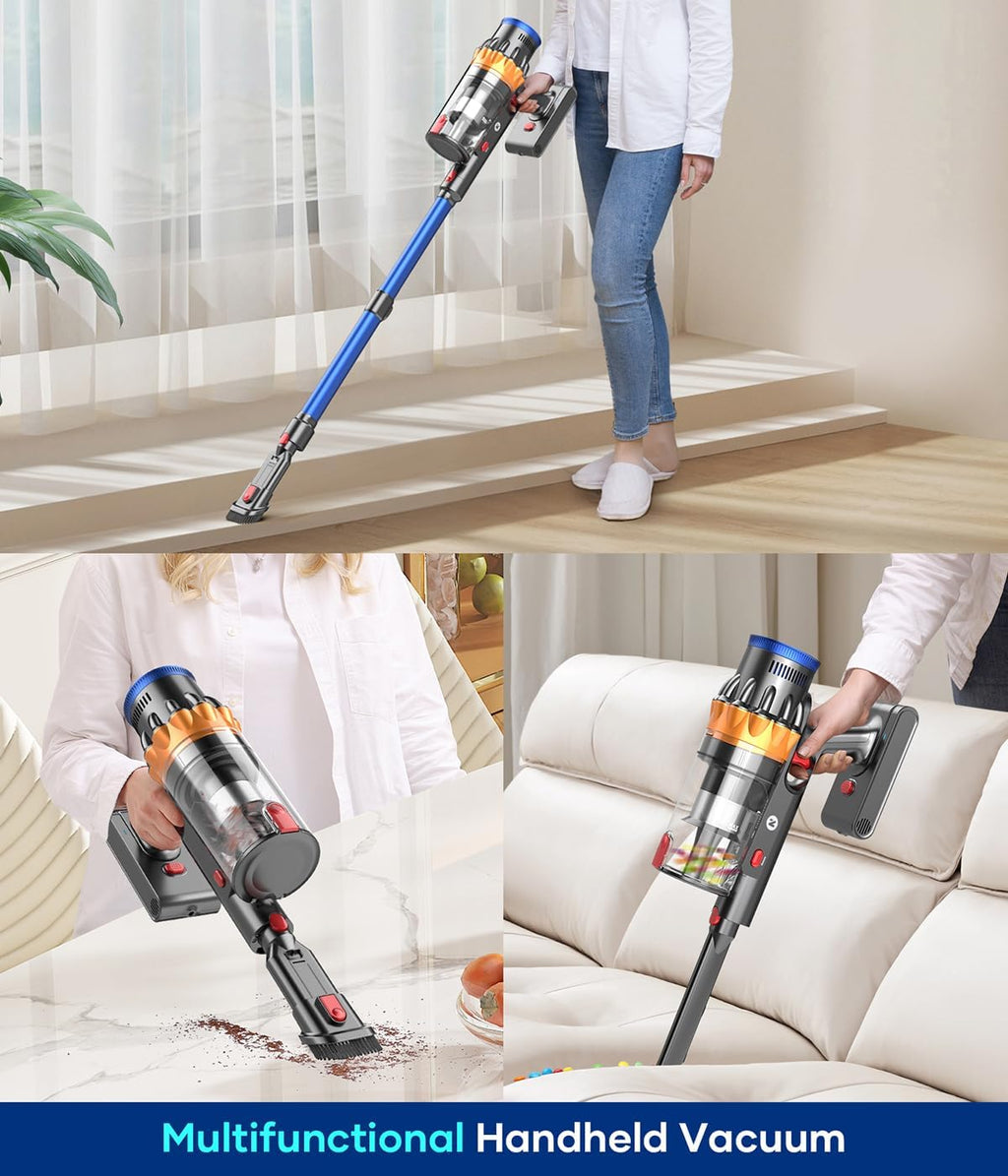 Cordless Stick Vacuum Cleaner with Touch Screen U317