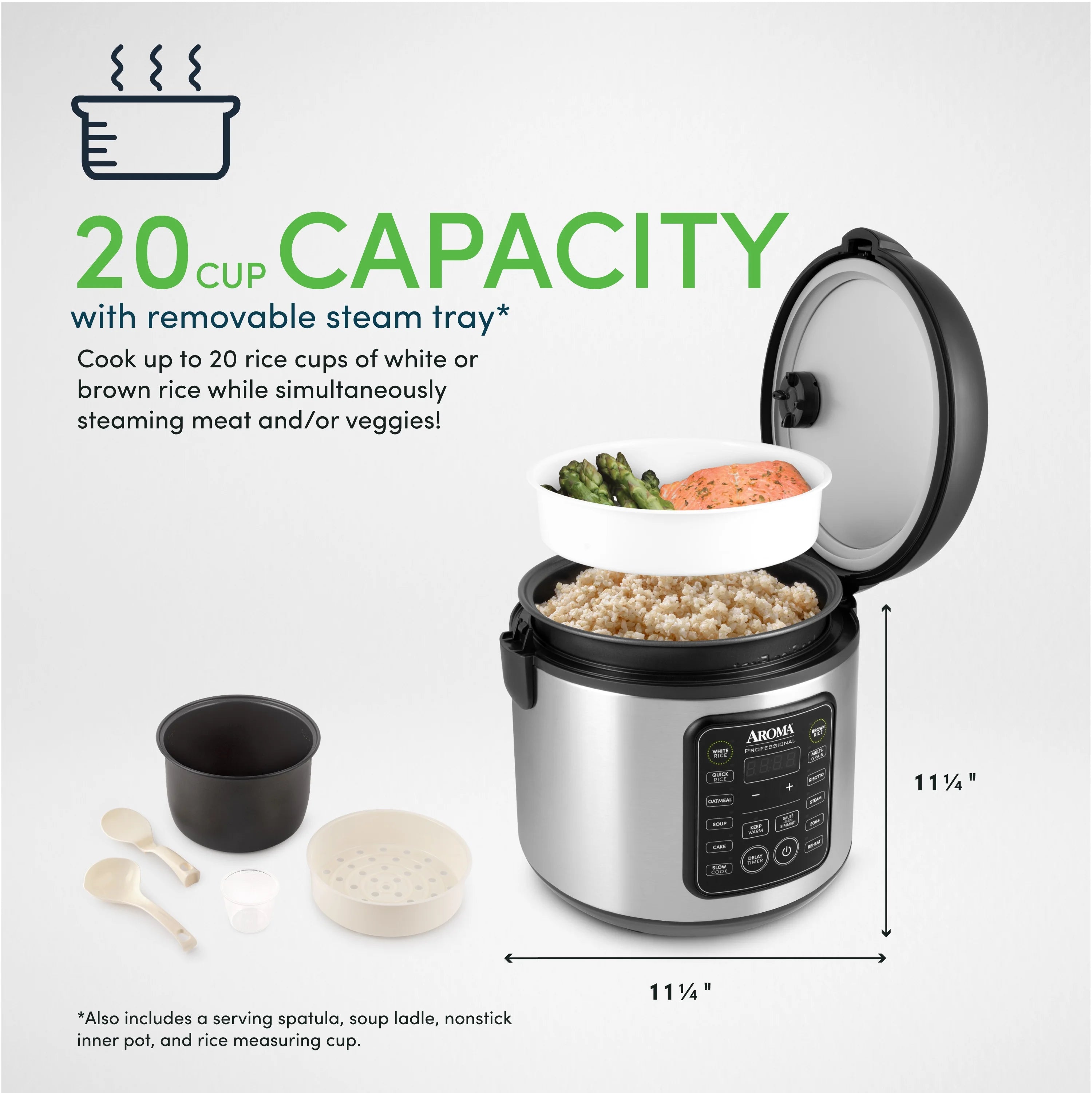 20-Cup Digital Rice & Grain Multicooker H732230