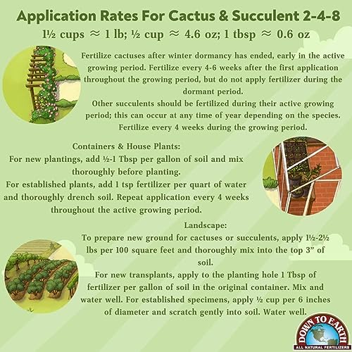 All Natural Cactus & Succulent Fertilizer, 1 Pound O96279