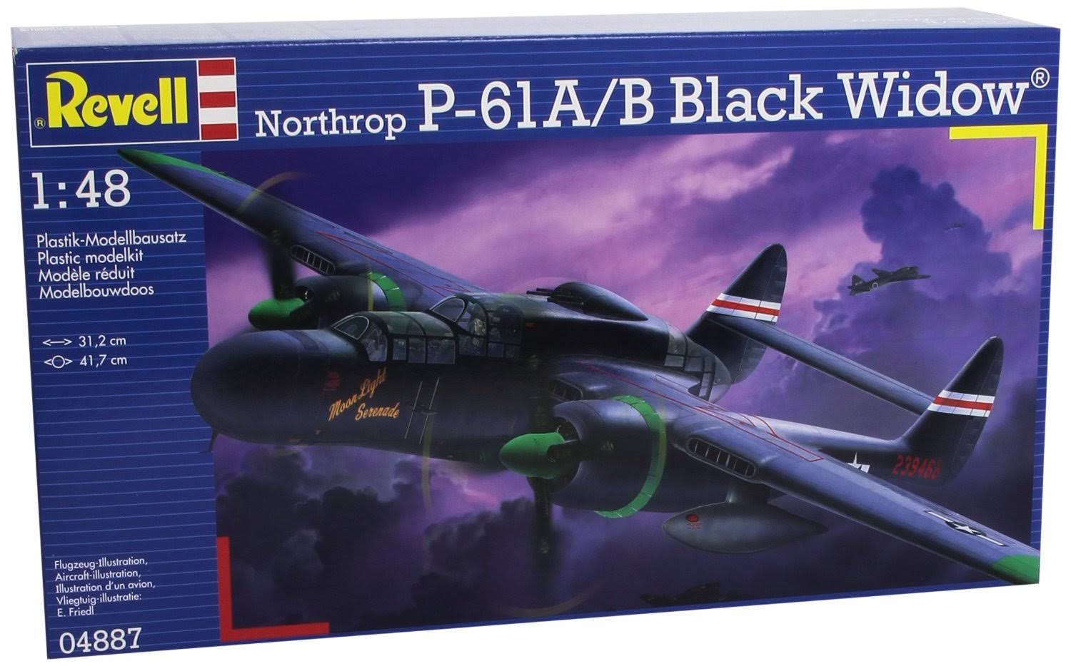 P-61B Black Widow Aircraft Plastic Model Kit N698015