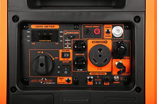 6800-Watt Dual Fuel Portable Inverter Generator with Electric Start S29170