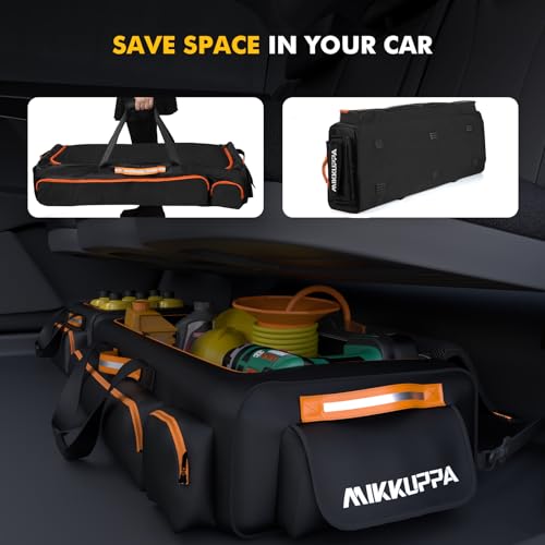 Black Under Seat Storage Bag with 4 Detachable Inner Dividers J2303