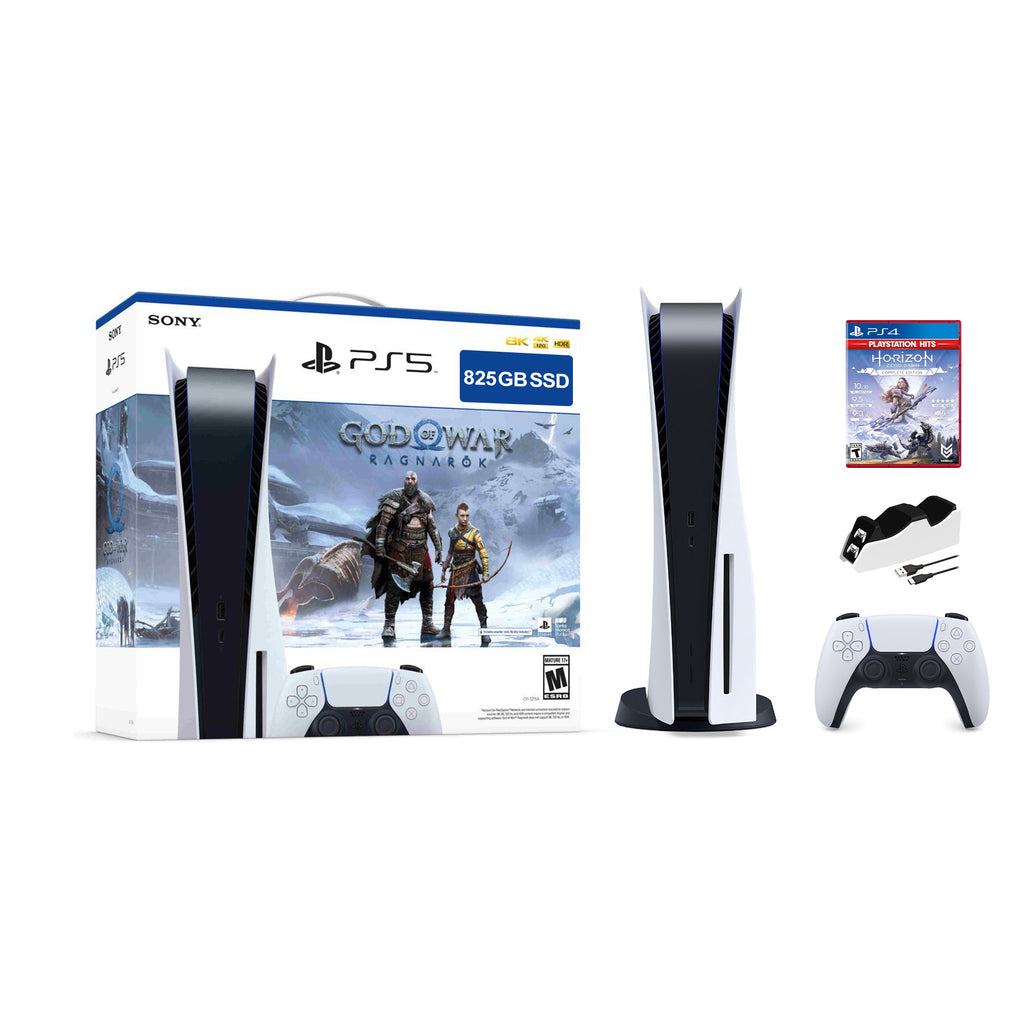PlayStation 5 Disc Edition Bundle with Controller Charger X914