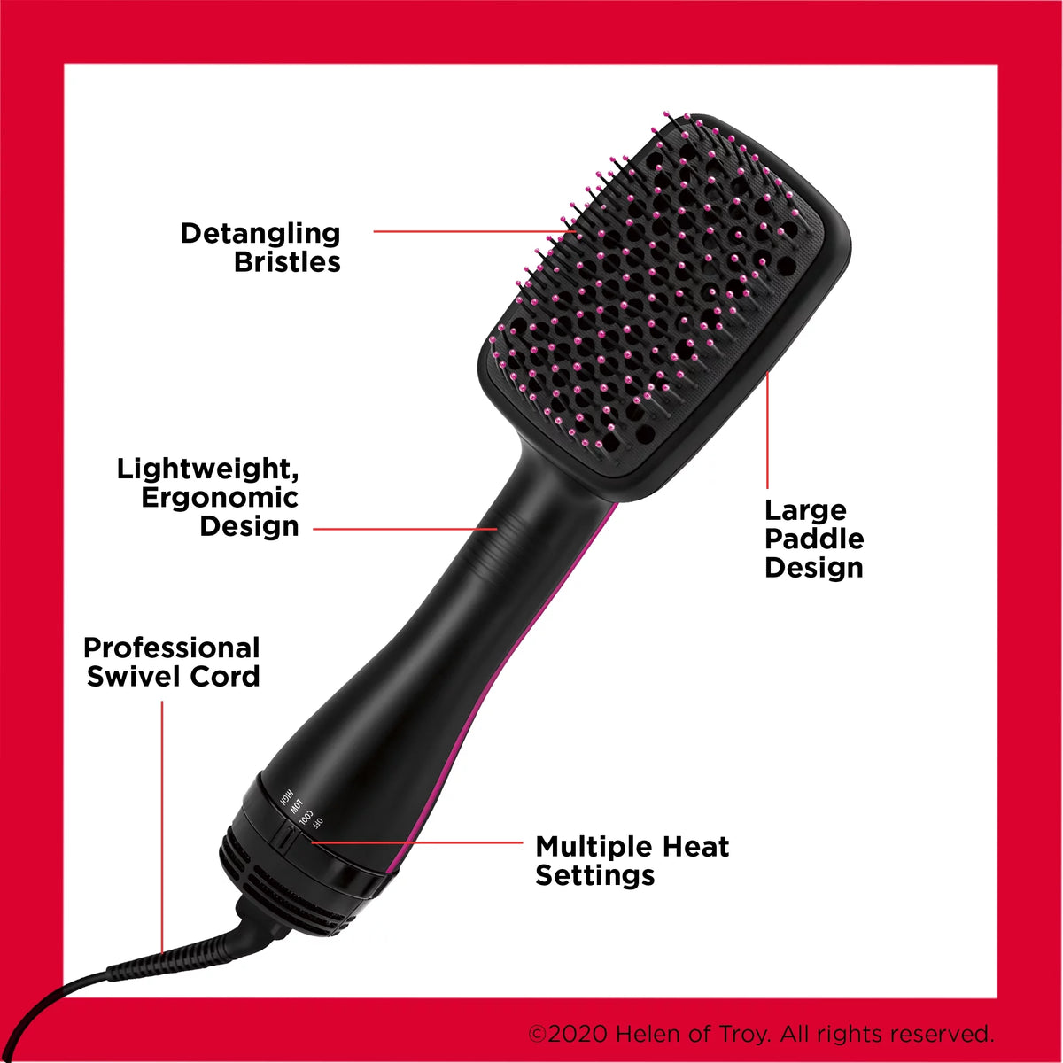 Black Hair Dryer and Styler I5259