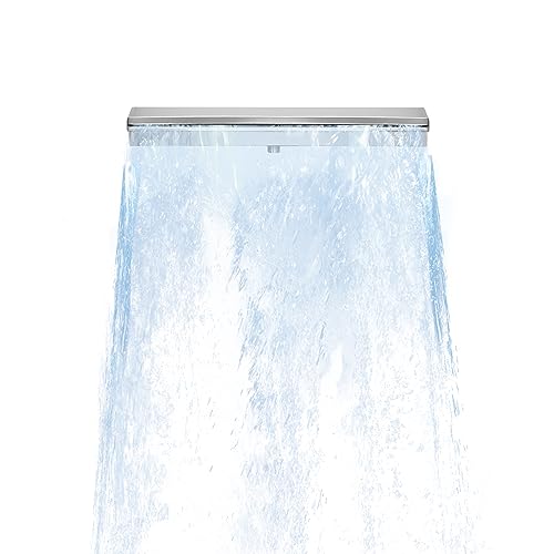 Stainless Steel Rectangular Pool Waterfall Spillway 17.7 Inch D560