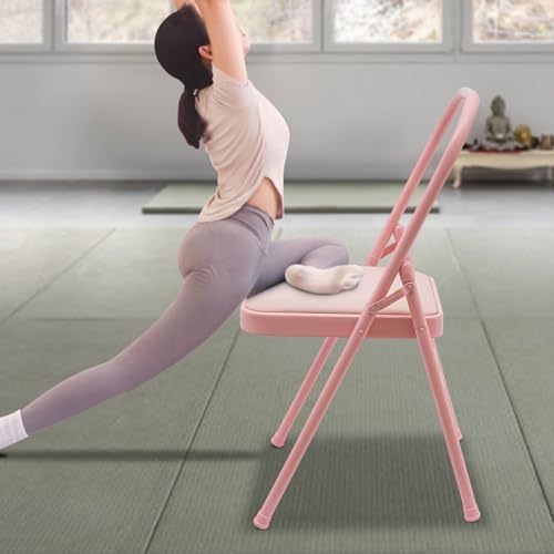 Foldable Yoga Chair with Lumbar Back Support R3816