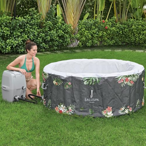 Gray Inflatable Hot Tub R71460