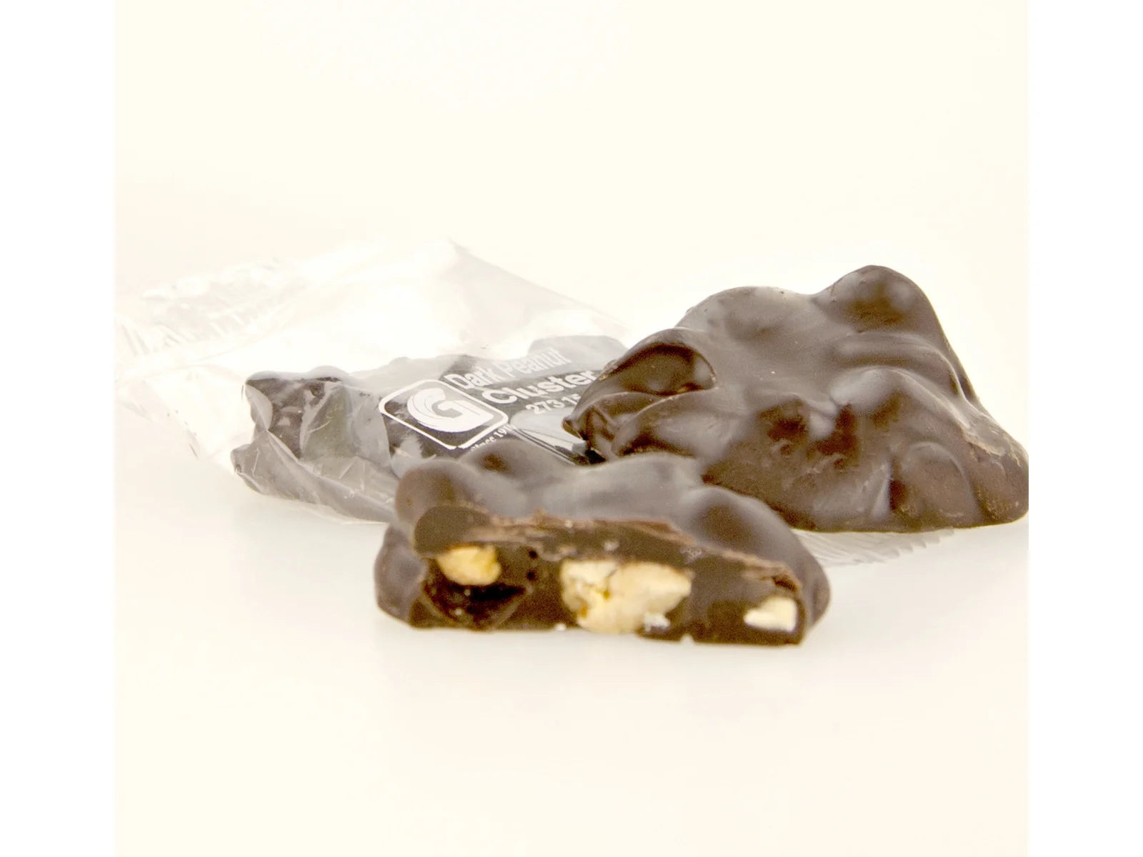 Individually Wrapped Dark Chocolate Peanut Clusters, Bulk 10 lb. Box I6200