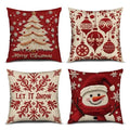 Christmas Throw Pillow Covers 18X18 Set of 4 V383337