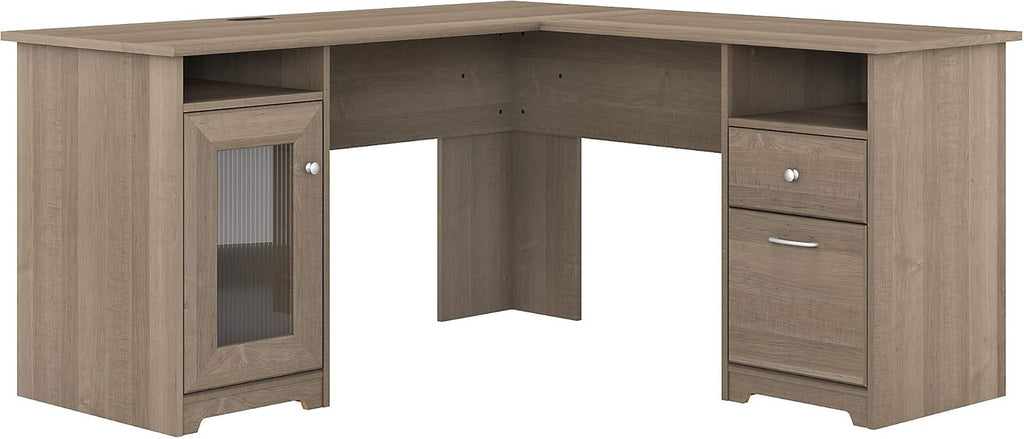 Modern Walnut L Shape Desk R640923
