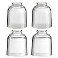 Clear Seeded Ceiling Fan Replacement Glass Shade, 4-3/4" D x 4-3/4" H, 4 Pcs Q97479