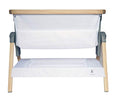 Grey Bedside Crib Bassinet with Travel Bag and Removable Compressed Cotton Mattress Y37864