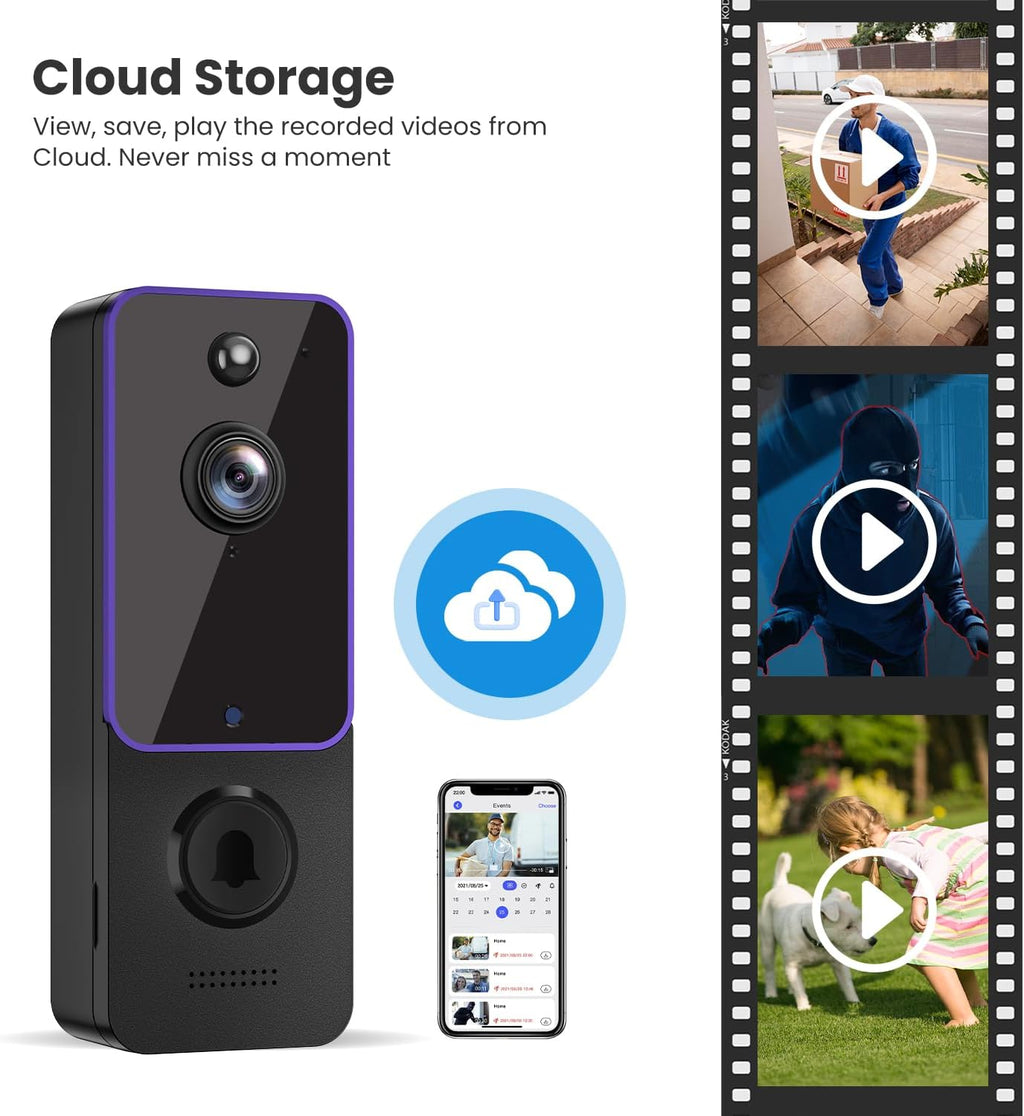 Wireless Doorbell Camera with Night Vision S1505