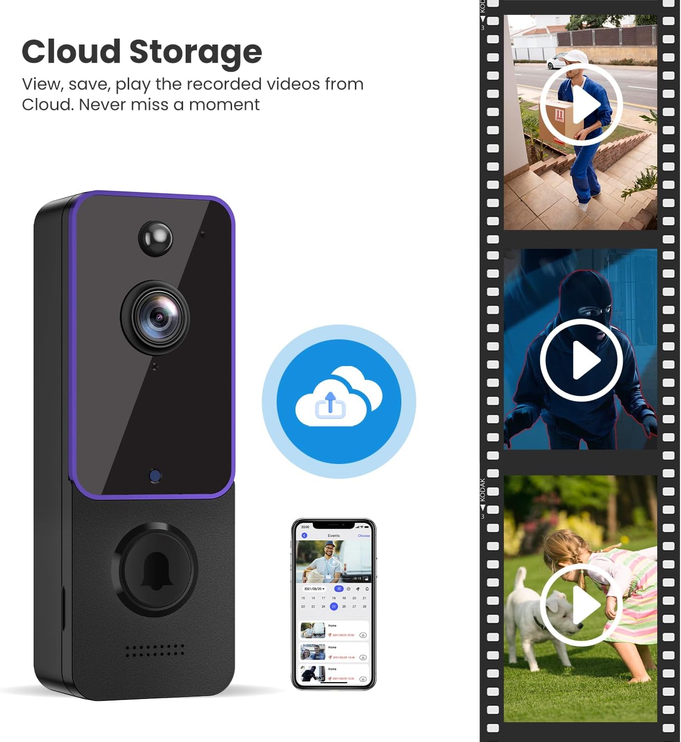 Wireless Doorbell Camera with Night Vision S1505