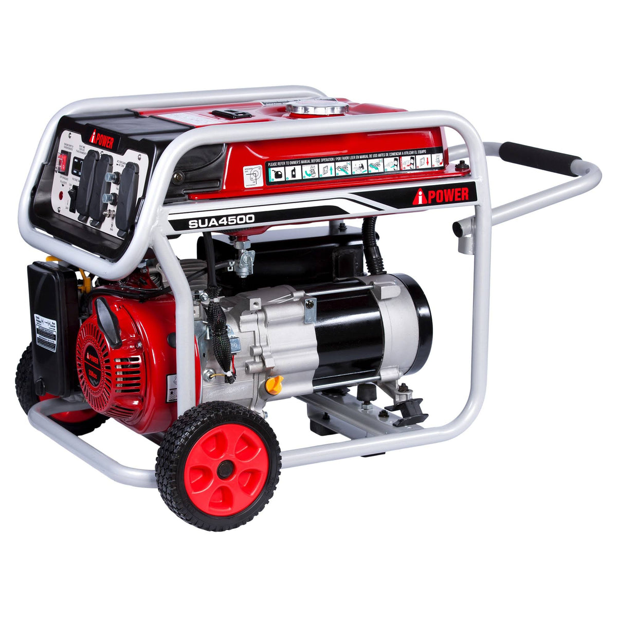 4000W Recoil Start Gasoline Portable Generator I880974