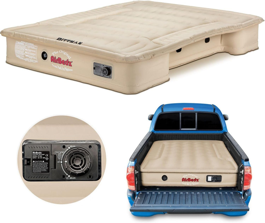 Truck Bed Air Mattress 8ft Full Size Tan S5961