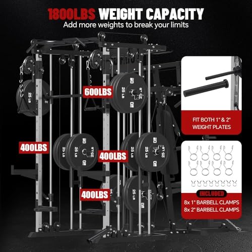 Multi-Function Power Cage with Cable Crossover System B809