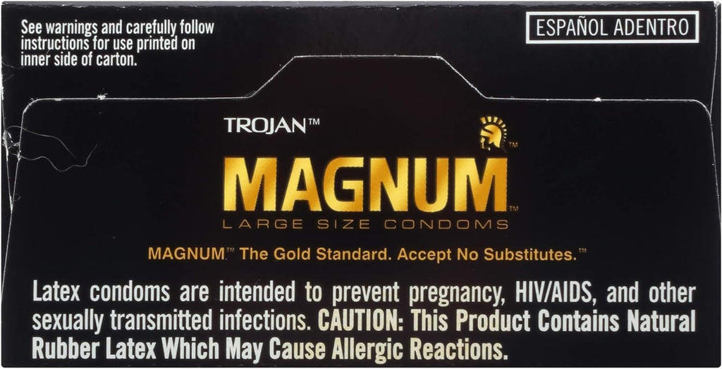 Magnum Lubricated Condoms, Extra Large, 12 Count S8625