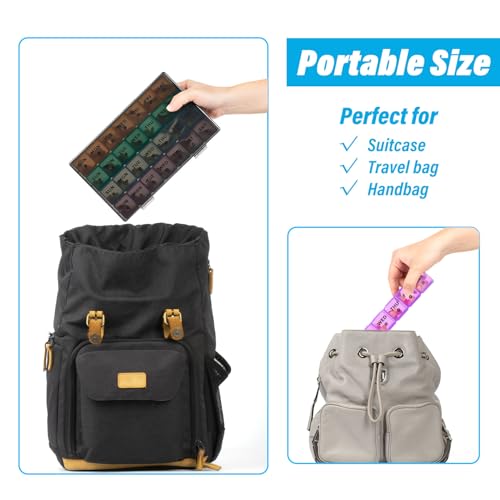 28 Day Pill Organizer with Travel Case G748139