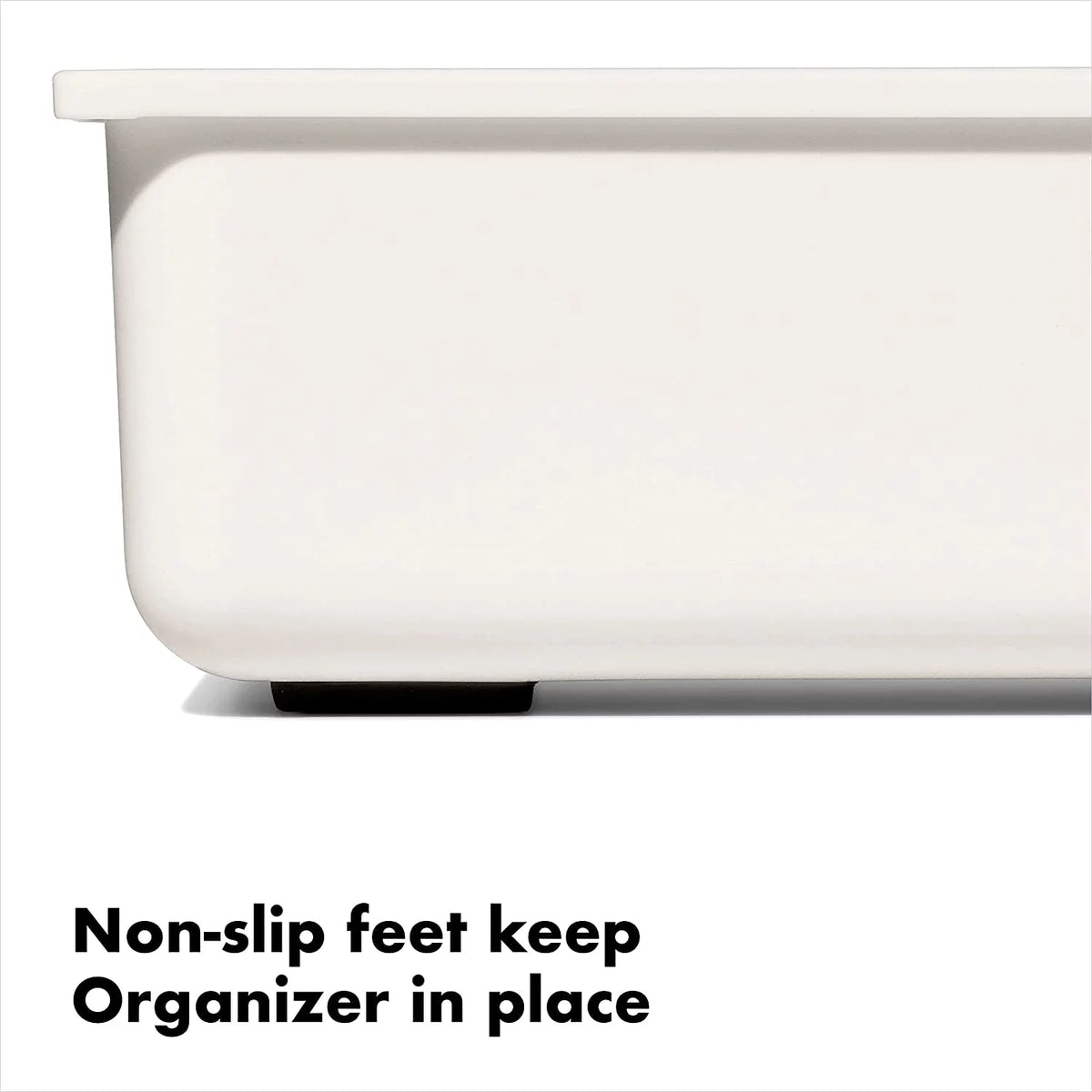 Compact Knife Drawer Organizer White L732471