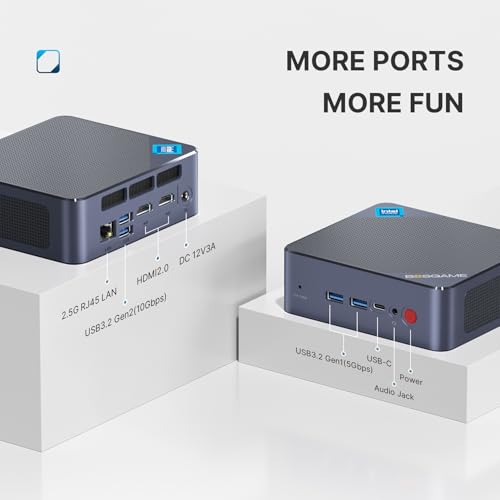 Mini PC AMD Ryzen 7 5700U 32GB DDR4 RAM 1TB SSD Dual LAN 2.5GbE C479
