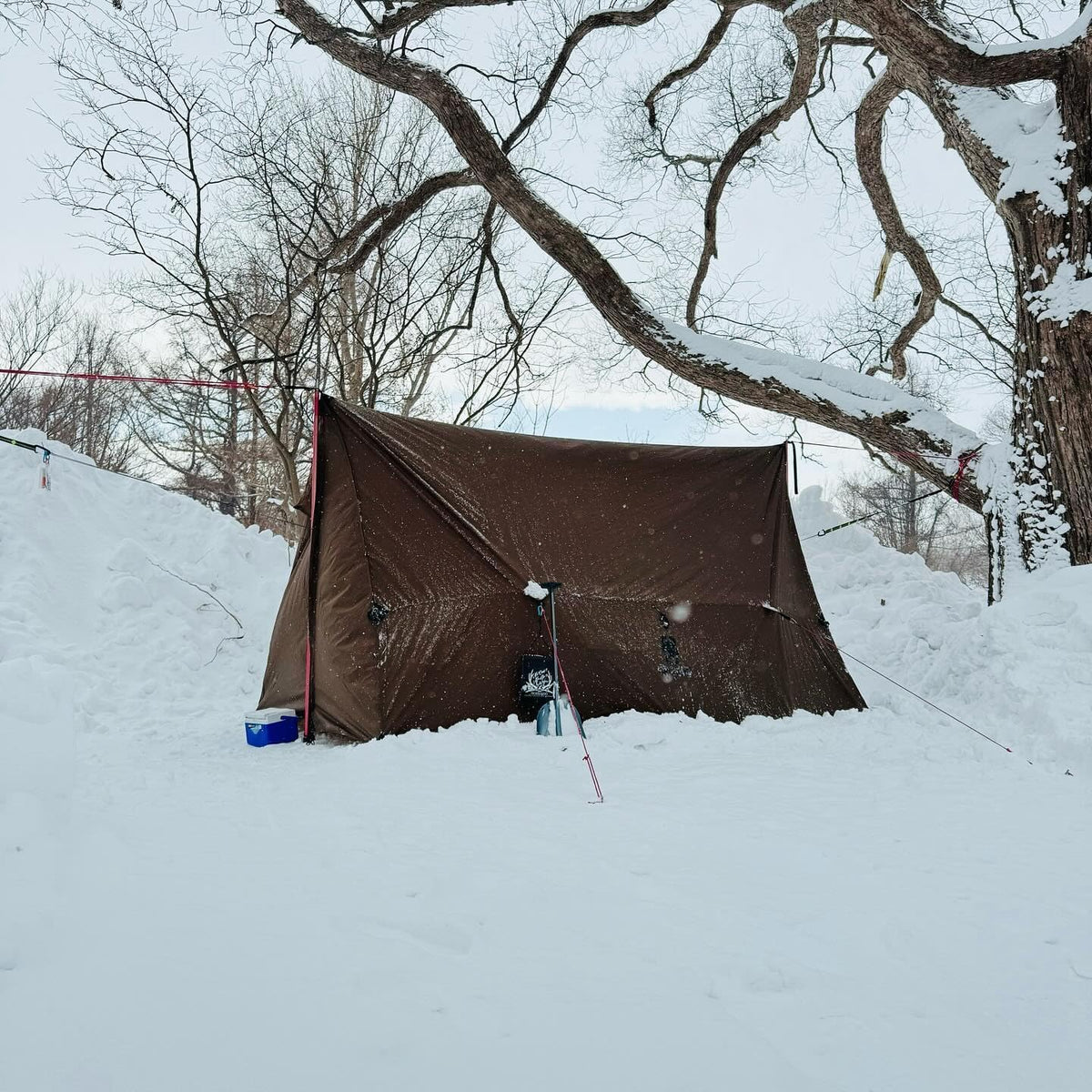 Hammock Hot Tent with Stove Jack, Waterproof Camping Tarp, PU3000mm 4 Season Tent V563