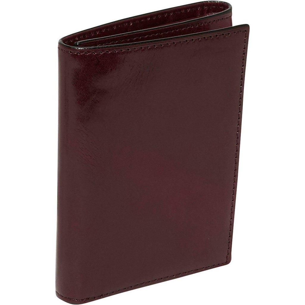Dark Brown Leather Trifold ID Wallet O178820