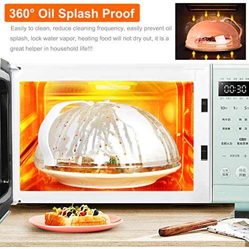 2 Pack Microwave Splatter Cover with Adjustable Steam Vents P155875
