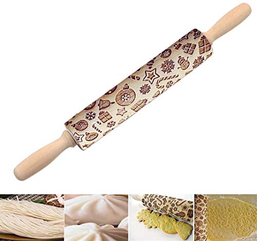 Christmas Wooden Rolling Pins L951543