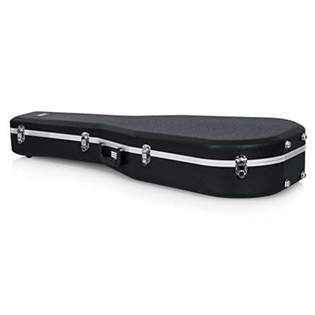 Black ABS Molded Case for Dreadnought Acoustic Guitars B2541