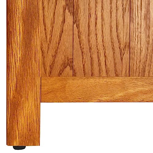 7-Tier Solid Oak Wood Bookcase S821675