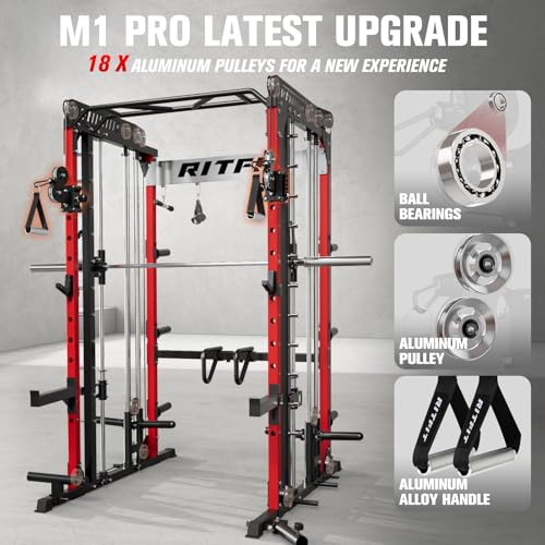 Multi-Function Smith Machine with Cable Crossover System G49916