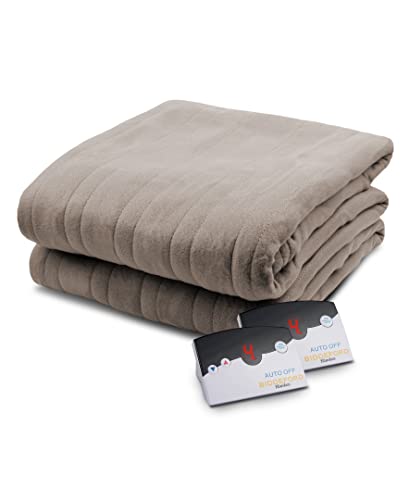 Queen Fawn Heated Blanket L7030