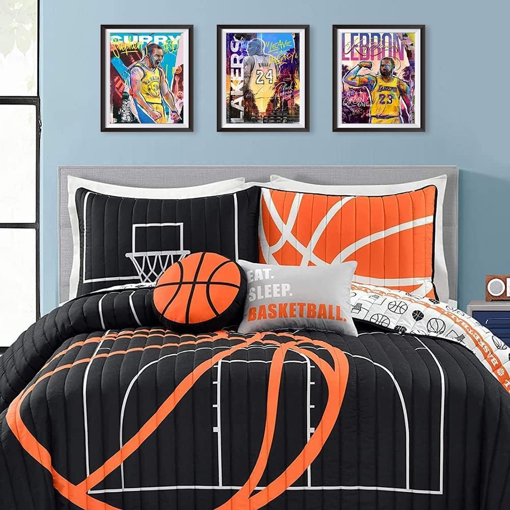 Set of 9 Unframed 8"x10" Basketball Sports Poster B2012