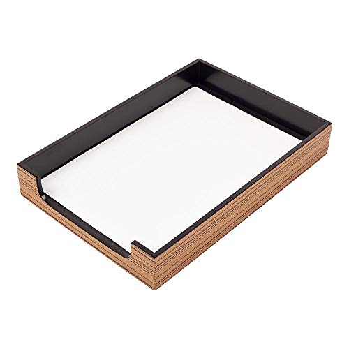 10 Pcs Black Wooden Desk Organizer Set V54234