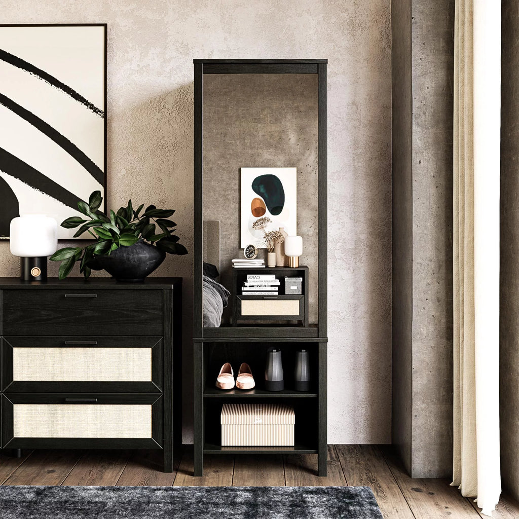 Black Oak Wardrobe S237943
