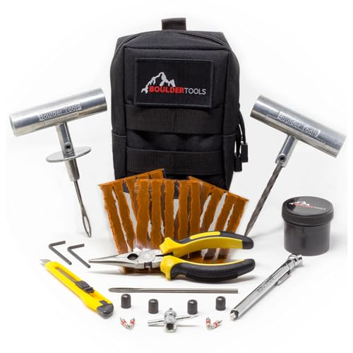 Compact Tire Repair Kit with Molle Storage Pouch C7941