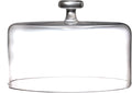 Handmade Glass Cake Dome 10.5" Diameter Clear Y454179