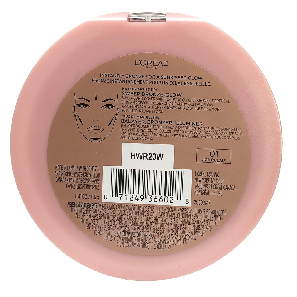 Medium & Light Bronzer, 0.41 Fluid Ounce Each M70907