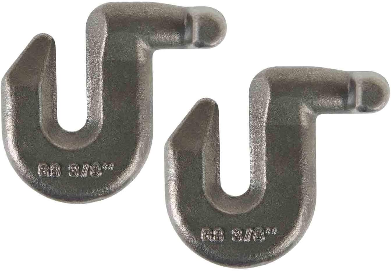 (4 Pack) 3/8" Heavy Duty G80 T-Grab Hook Combo U384