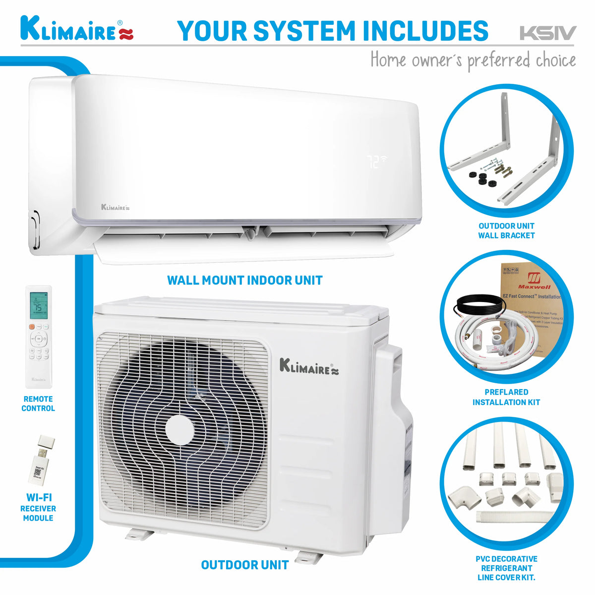 24,000 Btu 18.5 SEER2 Ductless Mini-Split Heat Pump Air Conditioner R857859